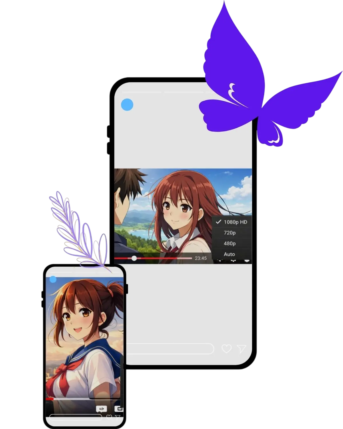 No Login Required Streaming Interface showing high definition anime playback with no subscription or sign up required.